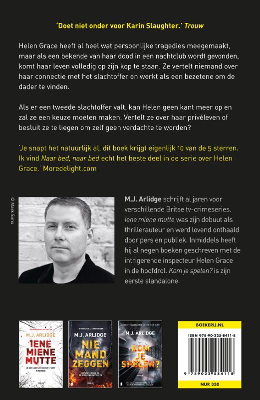 Helen Grace 5 - Naar Bed, naar bed achterkant