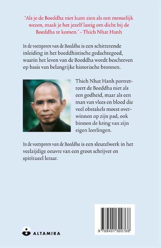 In de voetsporen van de Boeddha achterkant