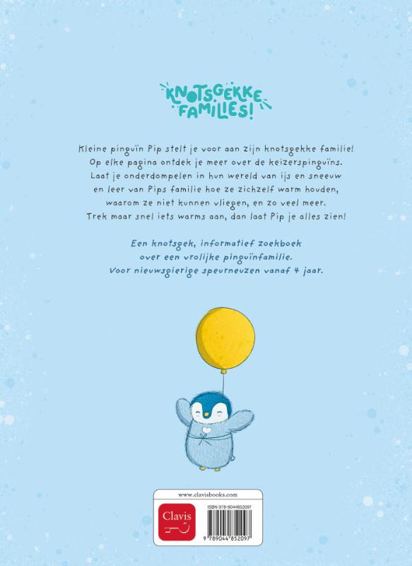 Het ijskoude zoekboek van pinguïn Pip / Knotsgekke families! / 1 achterkant