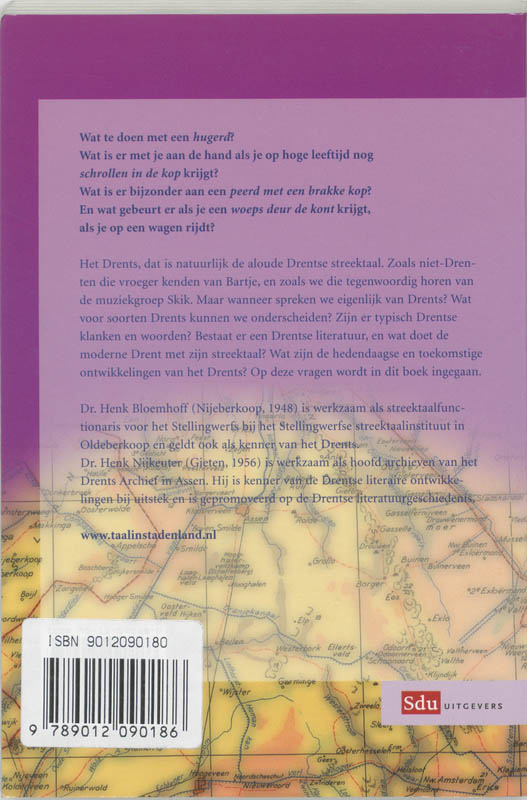 Drents / Taal in stad en land achterkant