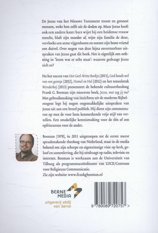 Jezus, wat zeg jij nu? achterkant