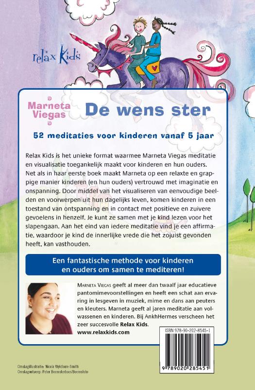 De wens ster / Relax Kids achterkant