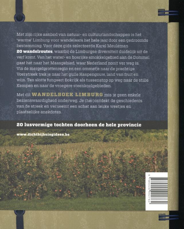Wandelboek Limburg / Dicht-bij-huisgidsen achterkant