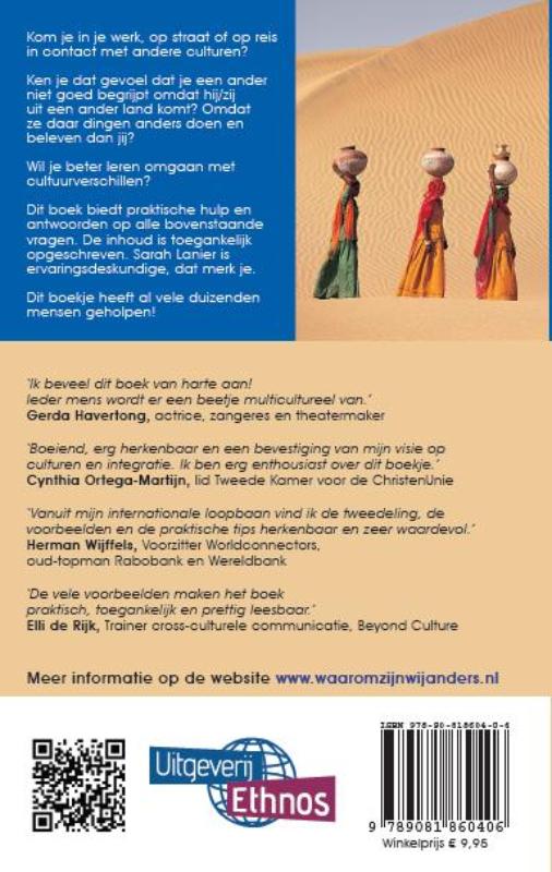 Waarom zijn wij anders? achterkant