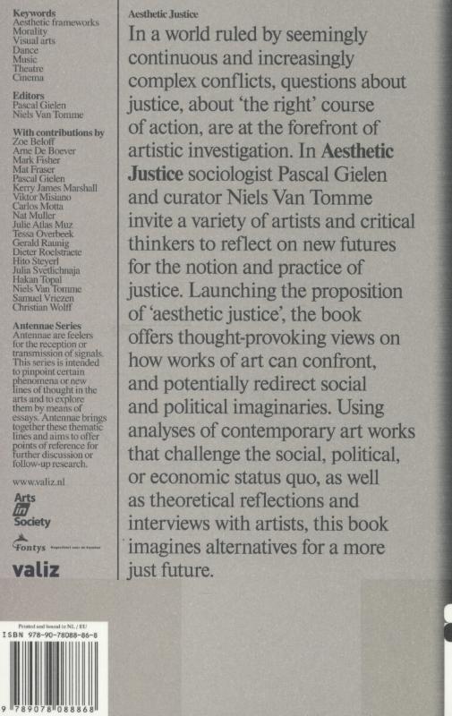 Antennae  -   Aesthetic justice achterkant