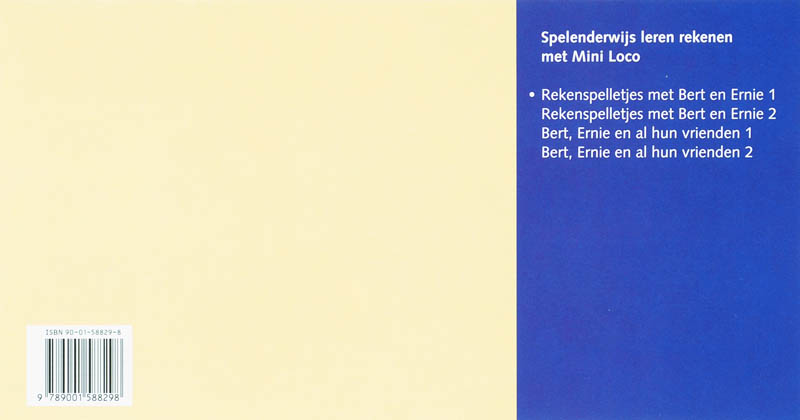 Mini Loco Rekenspelletje Met Bert En Ernie 1 achterkant