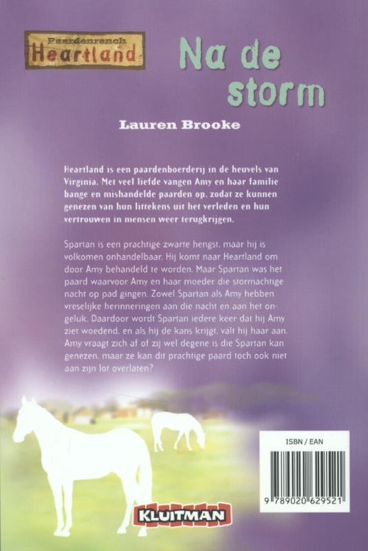 Na de storm / Paardenranch Heartland achterkant