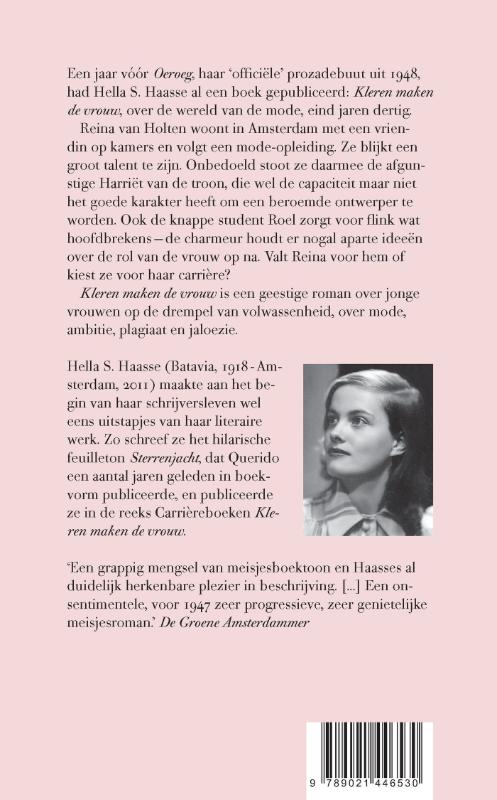 Kleren maken de vrouw / Grote letter bibliotheek. Alpha achterkant