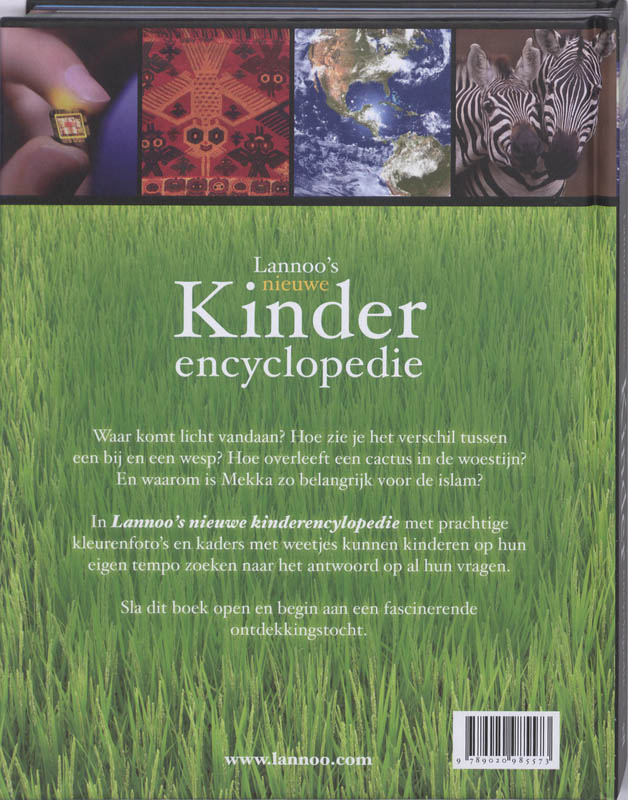Lannoo's nieuwe kinderencyclopedie achterkant