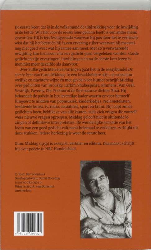 De eerste keer achterkant