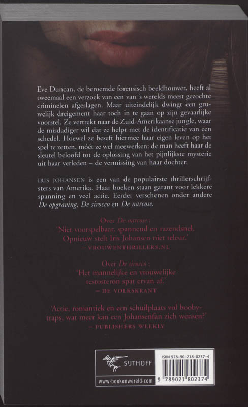 De schedel - Iris Johansen achterkant