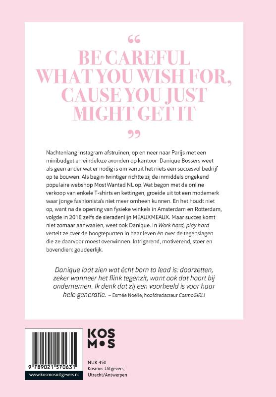 Work hard, play hard achterkant