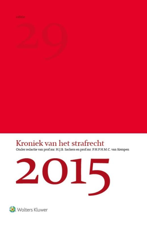 Kroniek van het strafrecht 2015