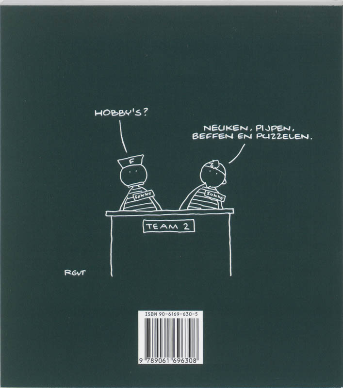 Fokke & Sukke 5 - Fokke en Sukke maken zich kwaad achterkant