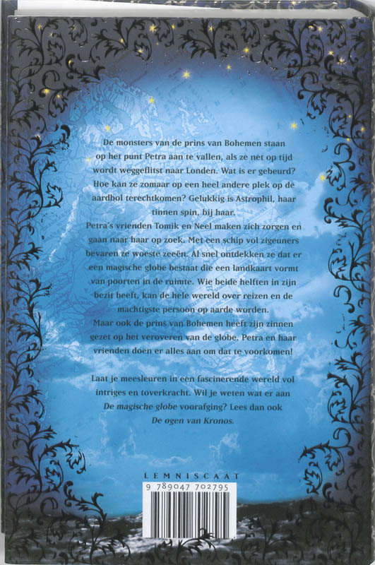 De Magische globe achterkant