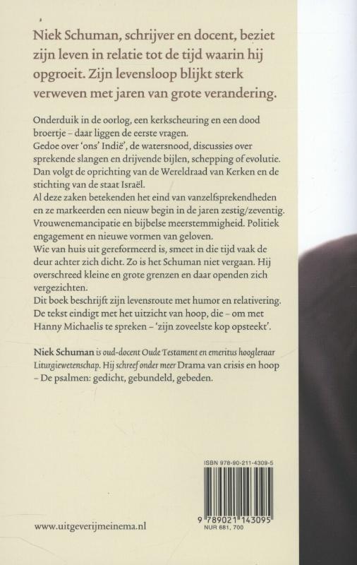 Mijn jaren van geloven achterkant