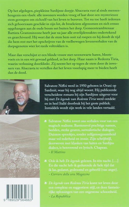 Legende Van Redenta Tiria achterkant