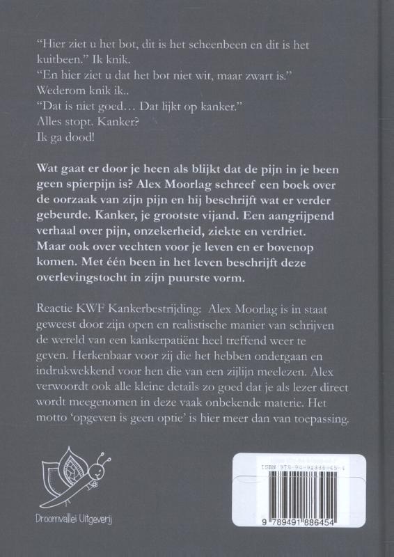 Met één been in het leven achterkant