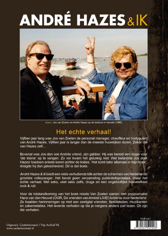 Andre Hazes en ik achterkant