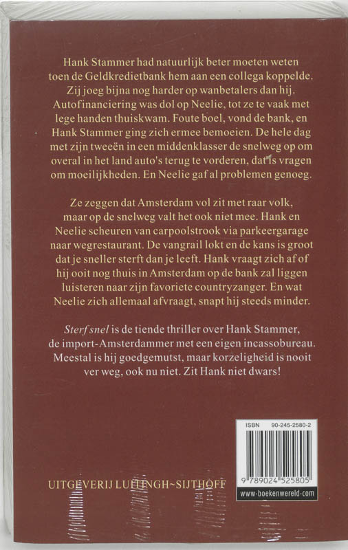 Sterf Snel achterkant