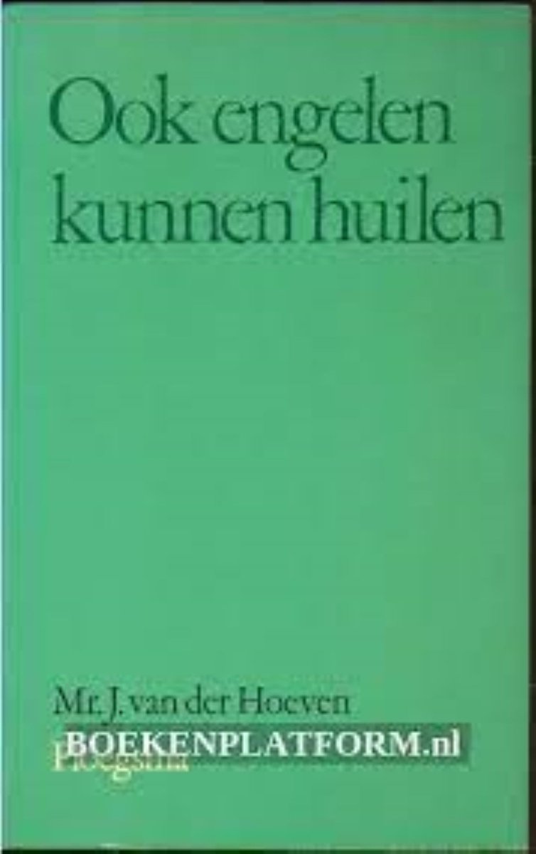 Ook engelen kunnen huilen