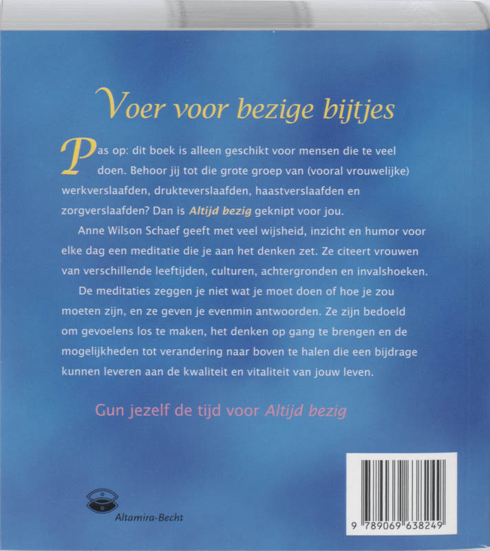 Altijd Bezig achterkant