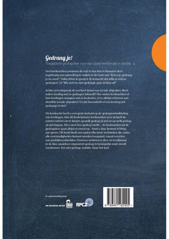 Gedraag je! achterkant