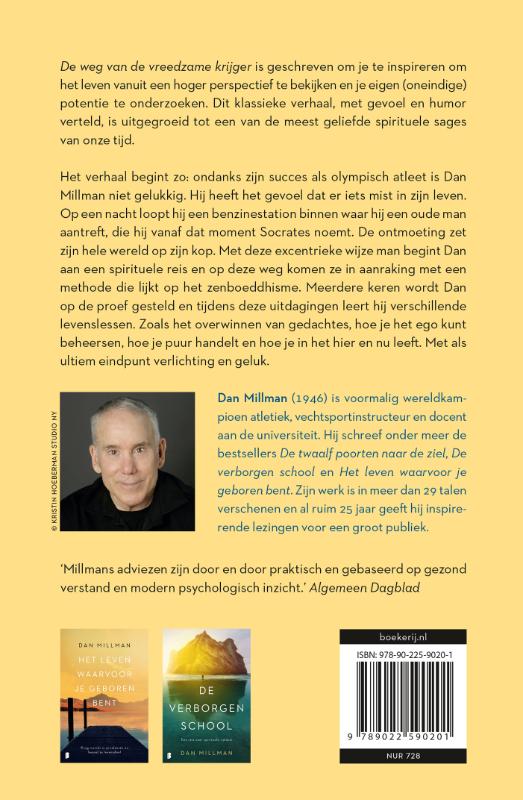 De weg van de vreedzame krijger achterkant