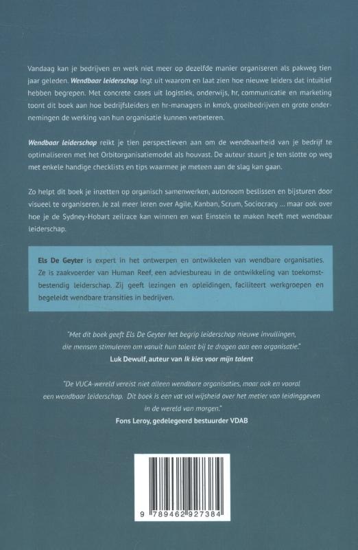Wendbaar leiderschap achterkant
