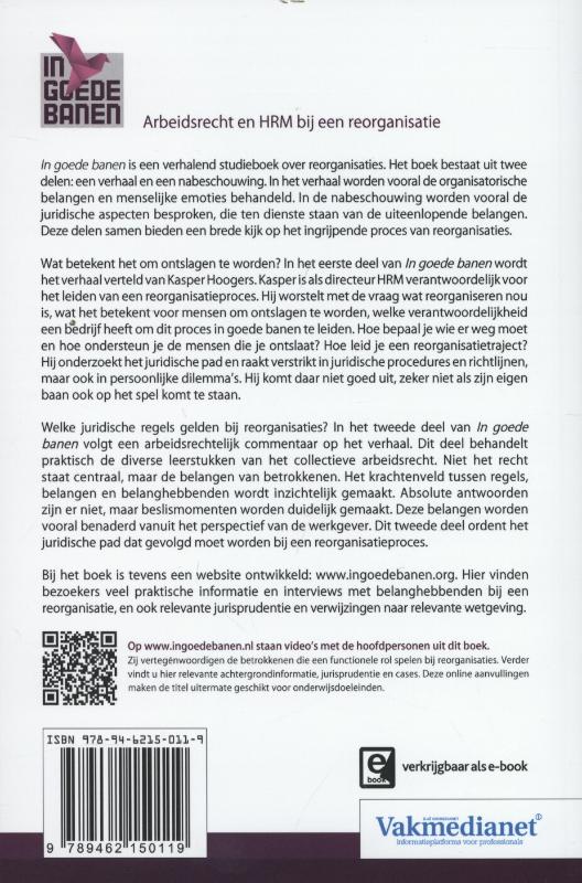 In goede banen achterkant