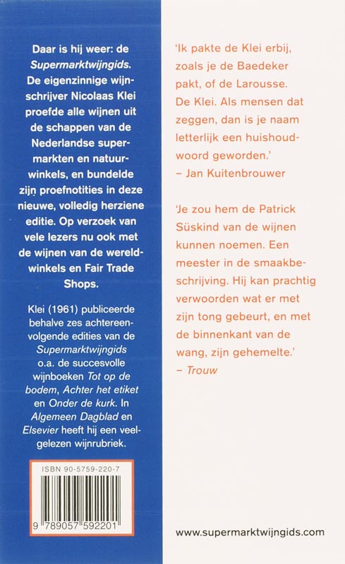 Supermarktwijngids 2007 achterkant