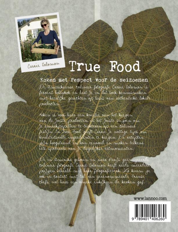 True Food achterkant