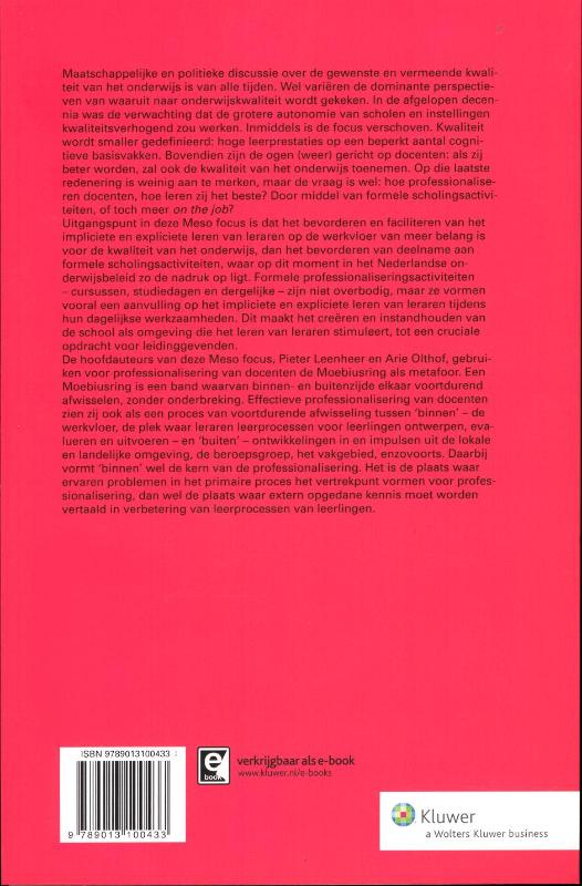 De ring van Moebius / Meso focus / 83 achterkant