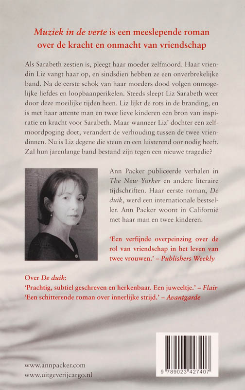 Muziek in de verte achterkant