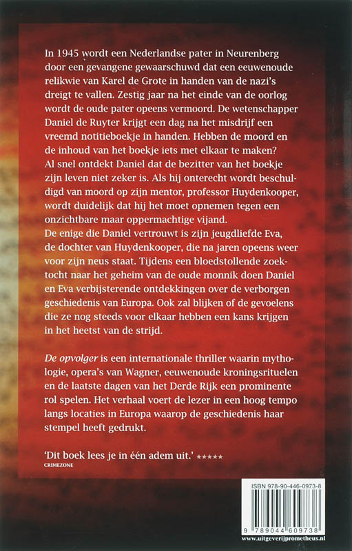 De Opvolger achterkant