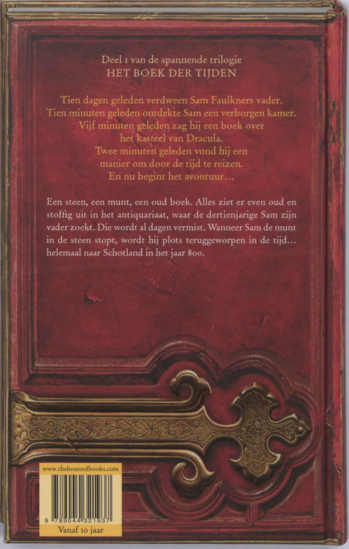 Het boek der Tijden / 1 de geheime steen achterkant