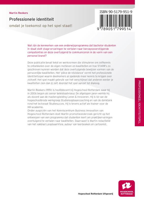 Professionele identiteit achterkant