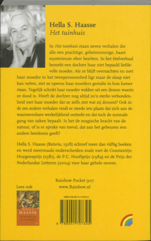 Het tuinhuis / Rainbow pocketboeken / 907 achterkant