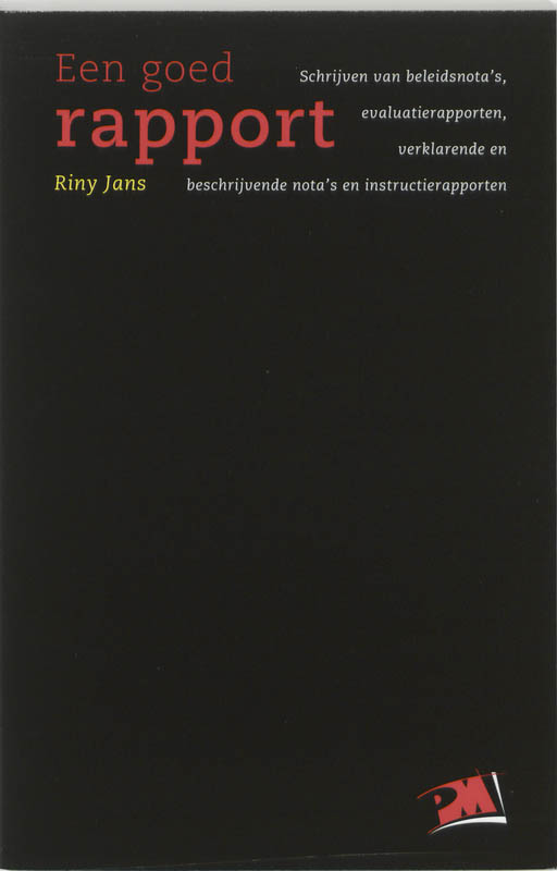 Een goed rapport / PM-reeks