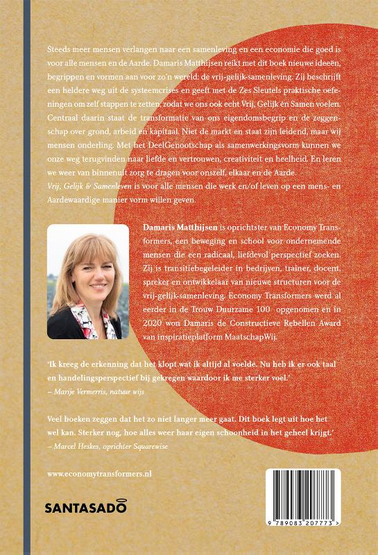 Vrij, gelijk & samenleven / Economy Transformers / 1 achterkant