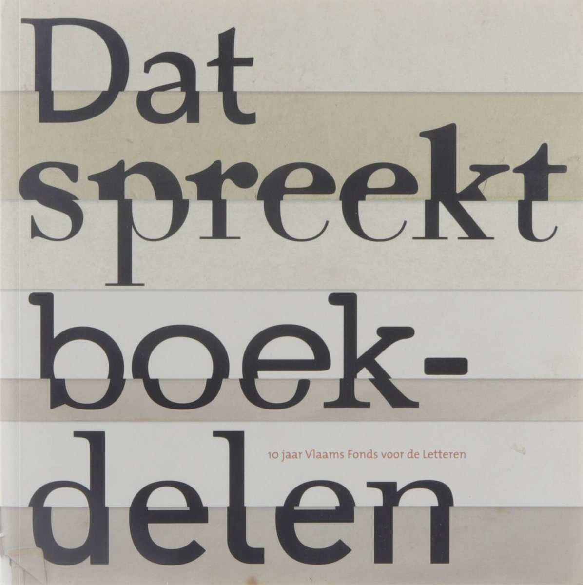 Dat spreekt boekdelen