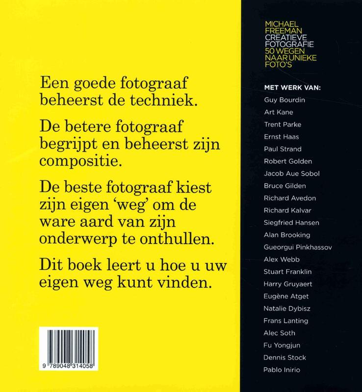 Creatieve fotografie achterkant