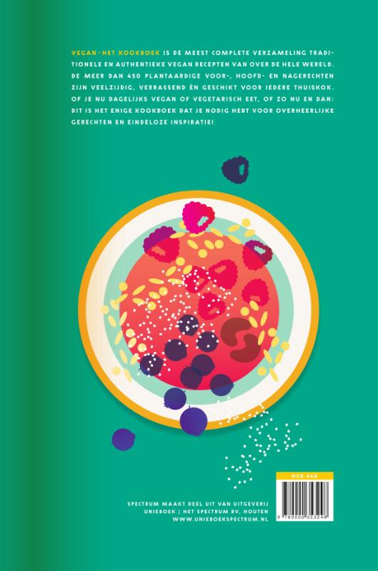 VEGAN - Het kookboek achterkant