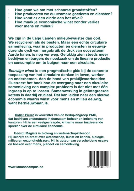 Eeuwige winst achterkant