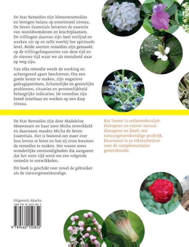 De tijd vooruit met star Remedies en Seven Essentials achterkant