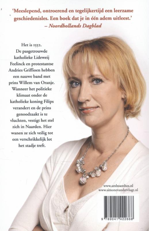 Rode sneeuw in december achterkant