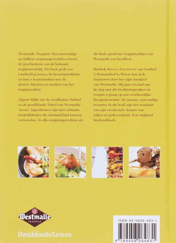 Alles over trappist Westmalle achterkant