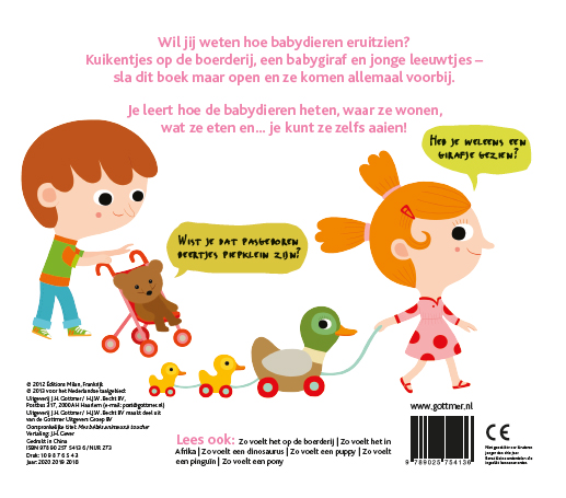 Zo voelt een babydier achterkant