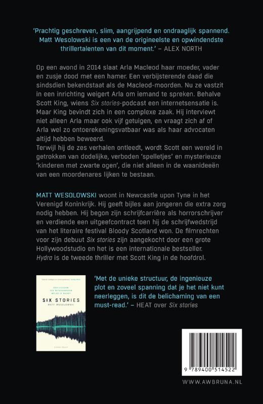 Hydra / Six Stories / 2 achterkant