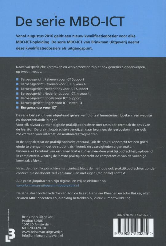 MBO ICT  -   Burgerschap voor ICT achterkant